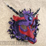 Custom Purple Wine Dragon Mask