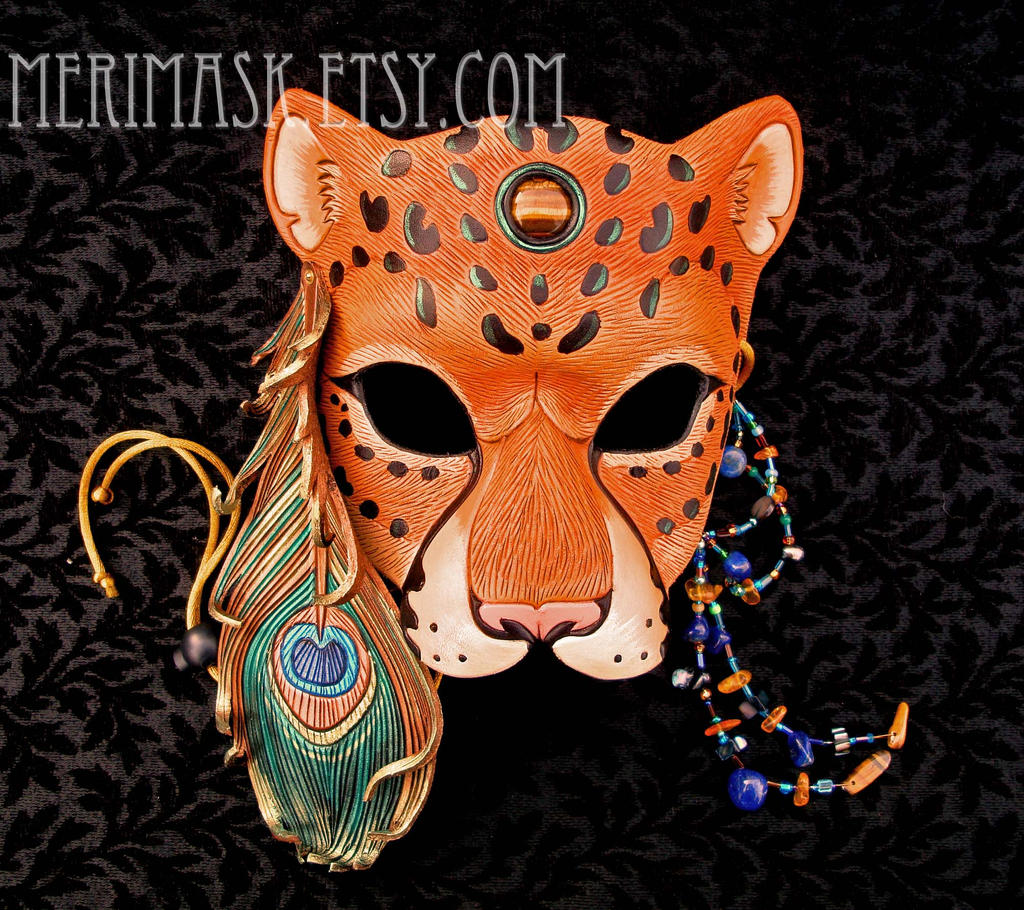 Peacock Leopard Mask #1