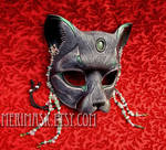 Jade Moonstone Cat Mask