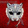 Amethyst Moonstone Snow Leopard Mask