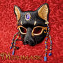 Beaded Bast Mask