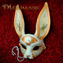 White March-of-time Hare mask