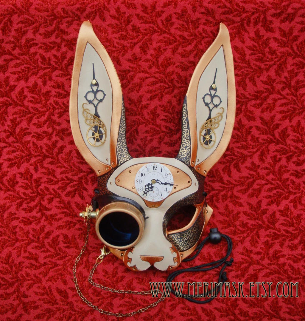 Clockwork Hare Leather Mask