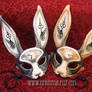 Leather Clockwork Hare Masks