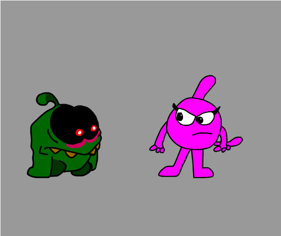 Cole Rolpio Om Nom.EXE vs Pinky by colerolpio on DeviantArt
