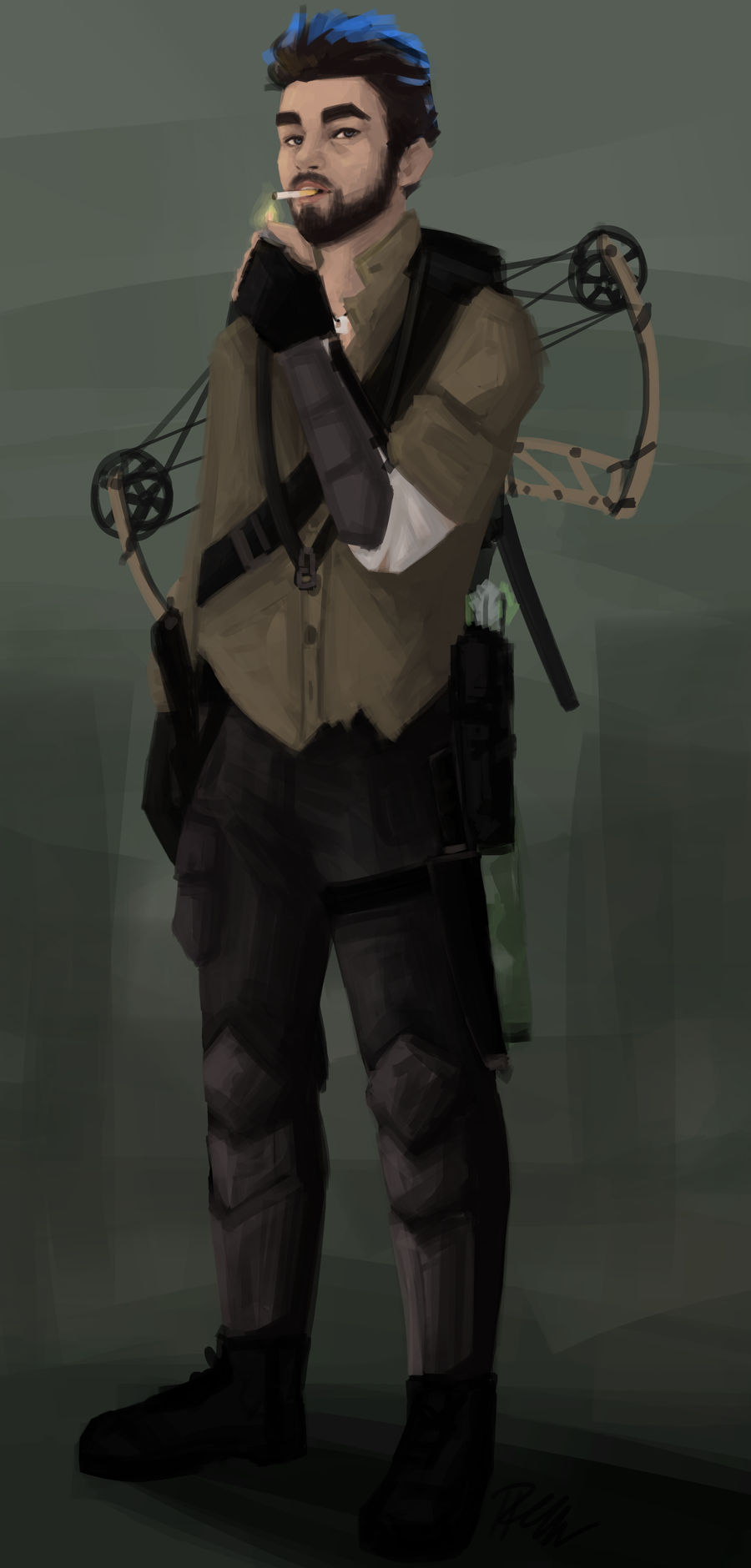 Post Apocalyptic Character Post apocalyptic character design by Zahley on DeviantArt