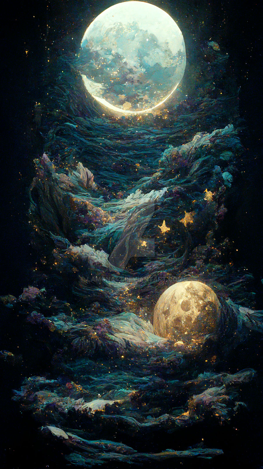 Moon Map Deviantart Moon by Lamona42 on DeviantArt