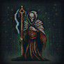 Pixel-Art Lich with CRT effect (.GIF)