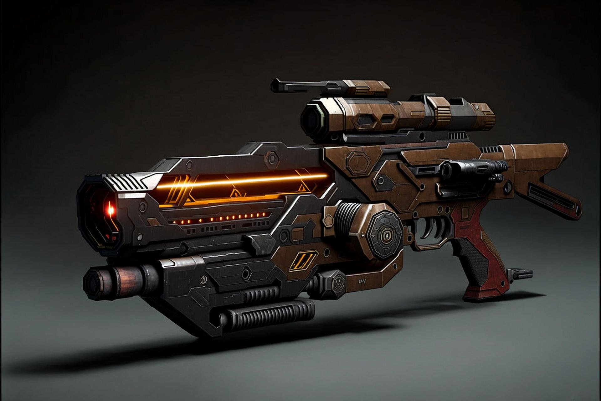 Scifi Blaster v.1 by DataLorean on DeviantArt