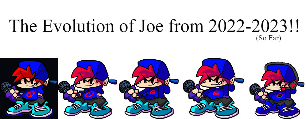 Evolution of Joe from 2022-2023! by joeh6057 on DeviantArt