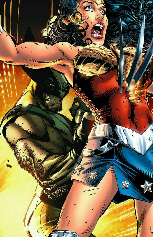 Wolverine Vs Wonder Woman By Mjolnir73 On Deviantart