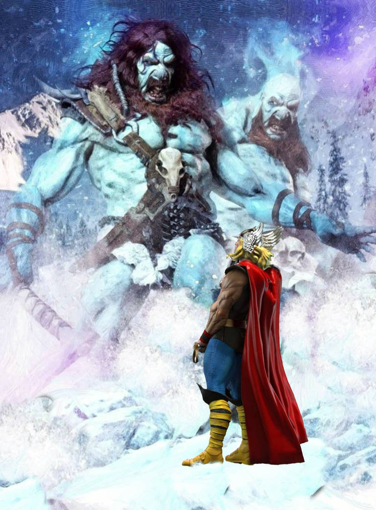 Thor vs Frost Giants by Mjolnir73 on DeviantArt
