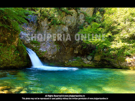 Waterfall in Theth, Albania