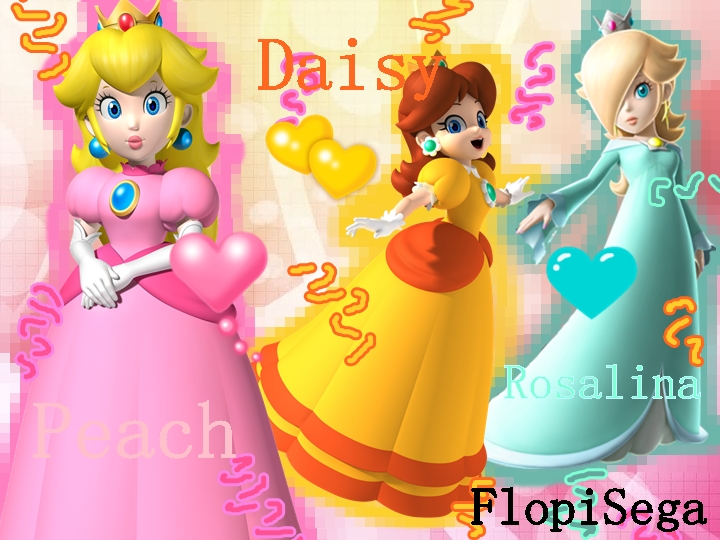 Mario Girls Wallpaper