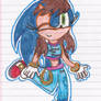 I'm Sonic, Sonic the Hedgehog x3 (Pencil)