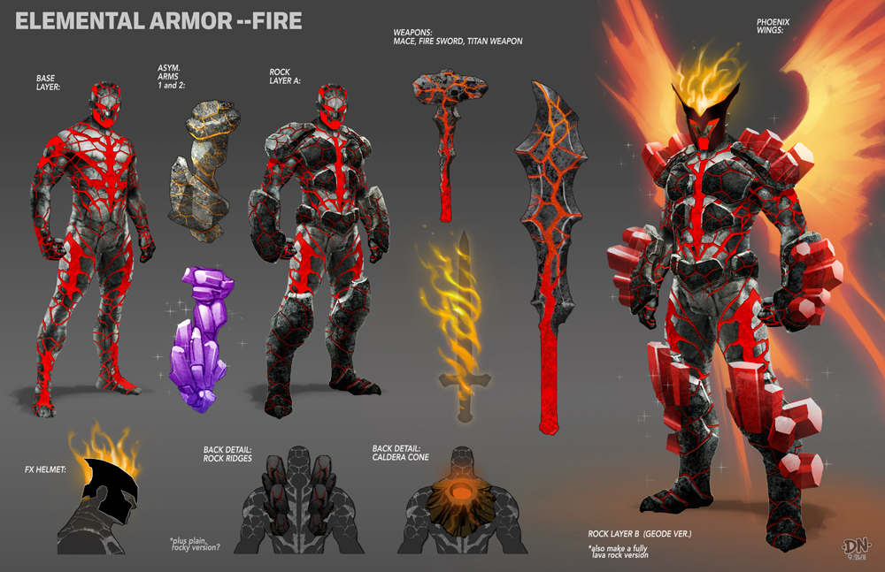 Fire Elemental Hero Elemental Armor--FIRE by pixelsaurus on DeviantArt