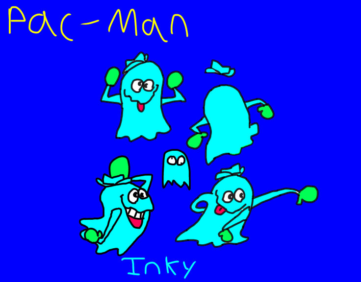 Scared Inky Pac Man Pac-Man: Inky by Garrettheyeti on DeviantArt