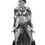 Priestess of Rahja in sword dancing outfit