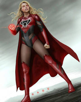 Red Lantern Supergirl 