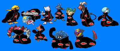 The Akatsuki Pokemorphs finish