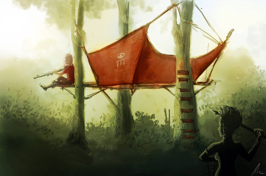 Rust Female Rust Female with spear by Aleltg on DeviantArt