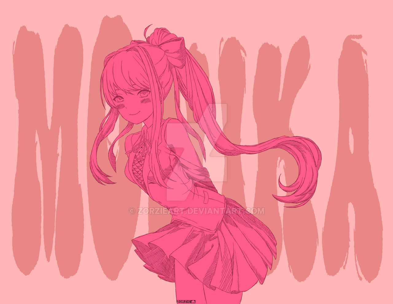 Febe Monika Monika by ZorzieArt on DeviantArt