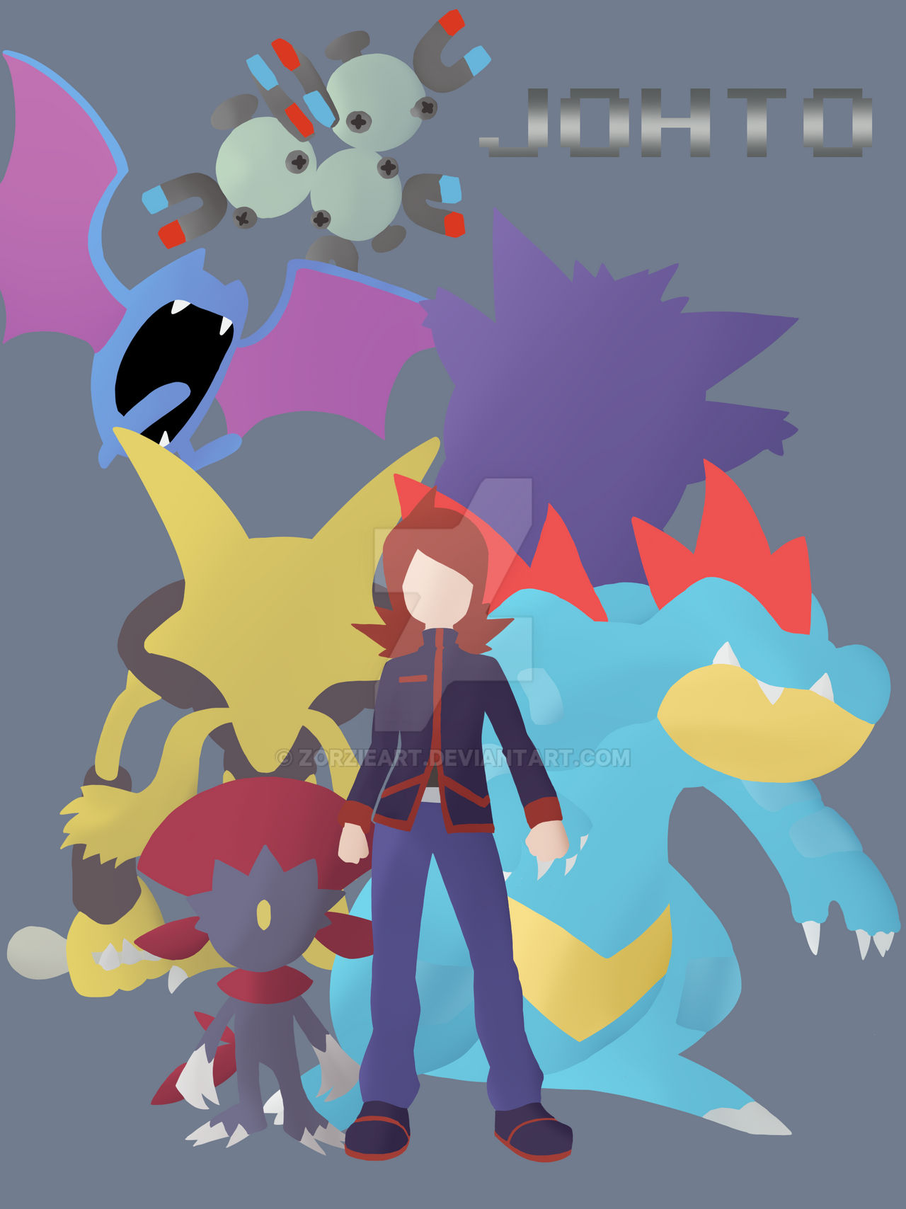 Johto Rival by ZorzieArt on DeviantArt