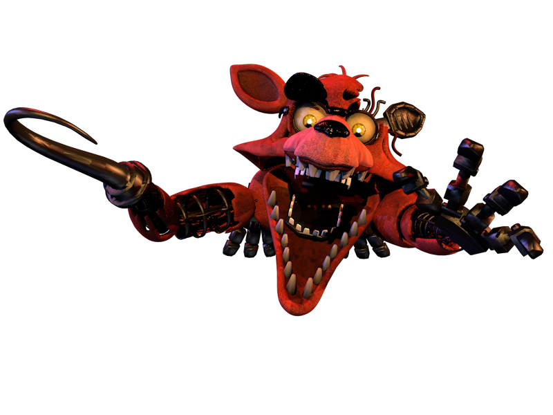 FNaF 2 Withered Foxy C4D Render by puchaolxd on DeviantArt