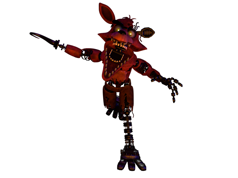 Withered Foxy PNG by OfficialAJP on DeviantArt