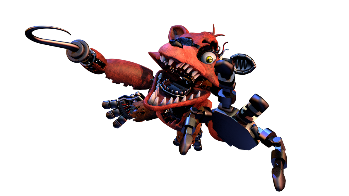 Adventure Withered Foxy Render by KingAngryDrake on DeviantArt