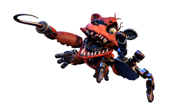 Withered Foxy PNG by OfficialAJP on DeviantArt