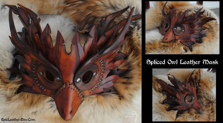 Steampunk Spliced Owl Mask