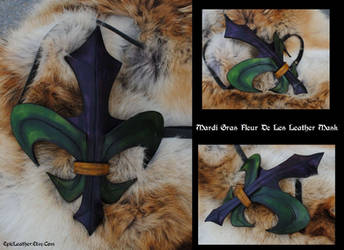 Mardi Gras Fleur De Lis Mask