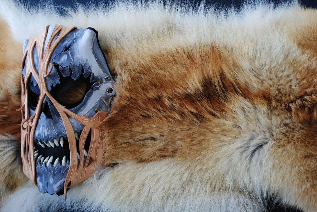 Akuma Zombie Leather Mask 2 by Epic-Leather