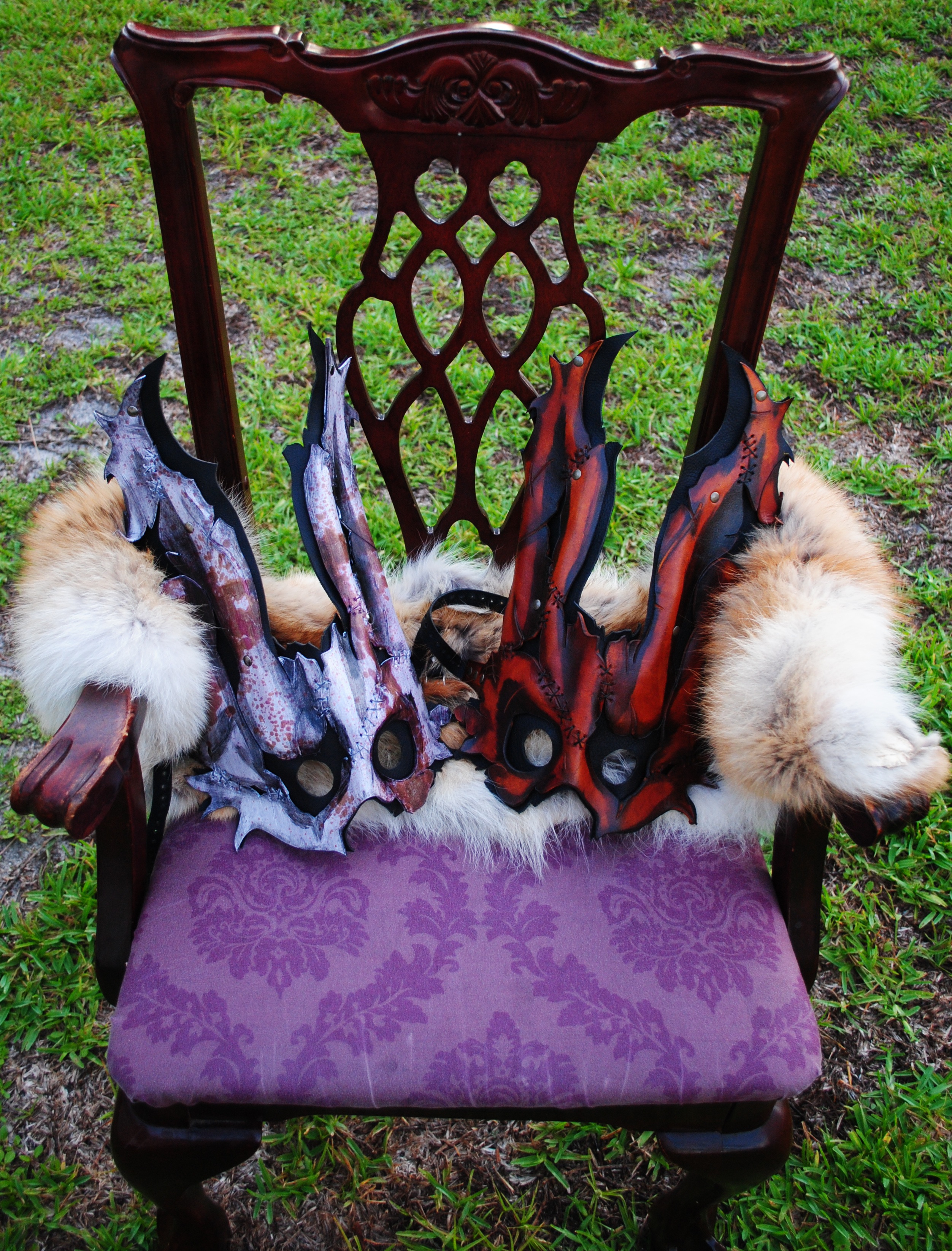 Leather Spliced Bunny Twins by Epic-Leather