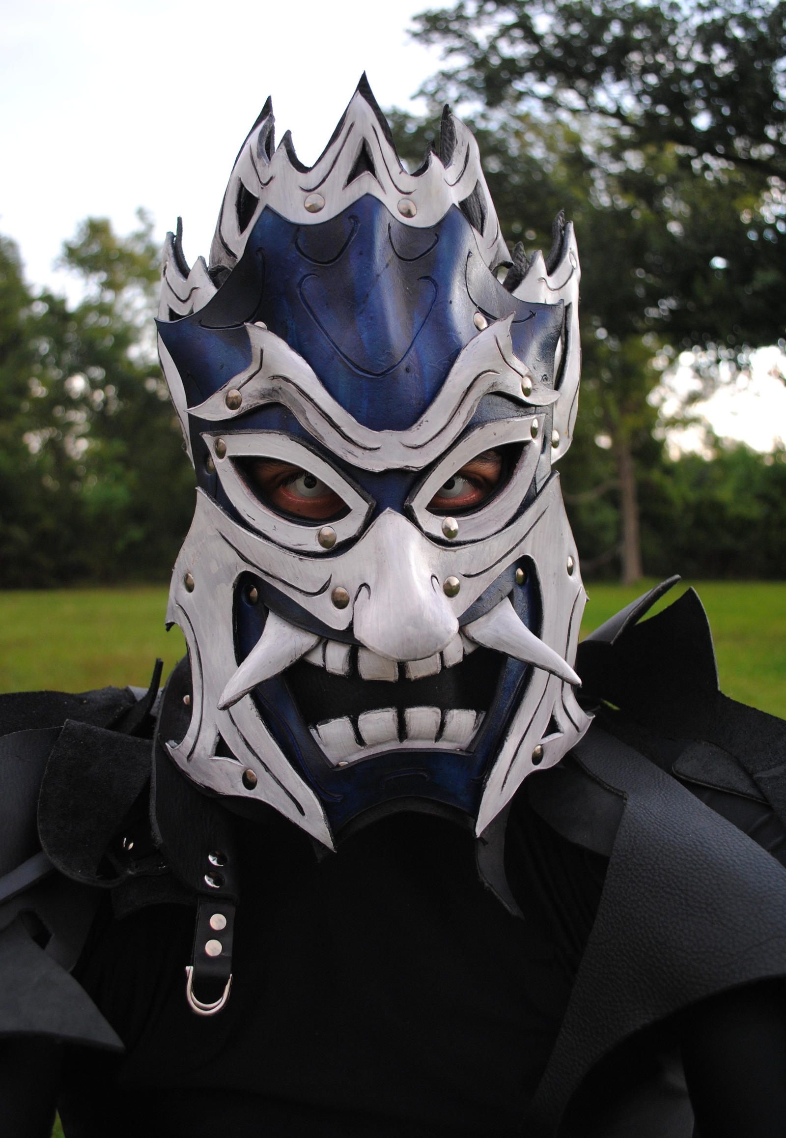 Zuko: Blue Spirit Leather Mask by Epic-Leather
