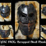 Scrapped Leather Skull Mask Design