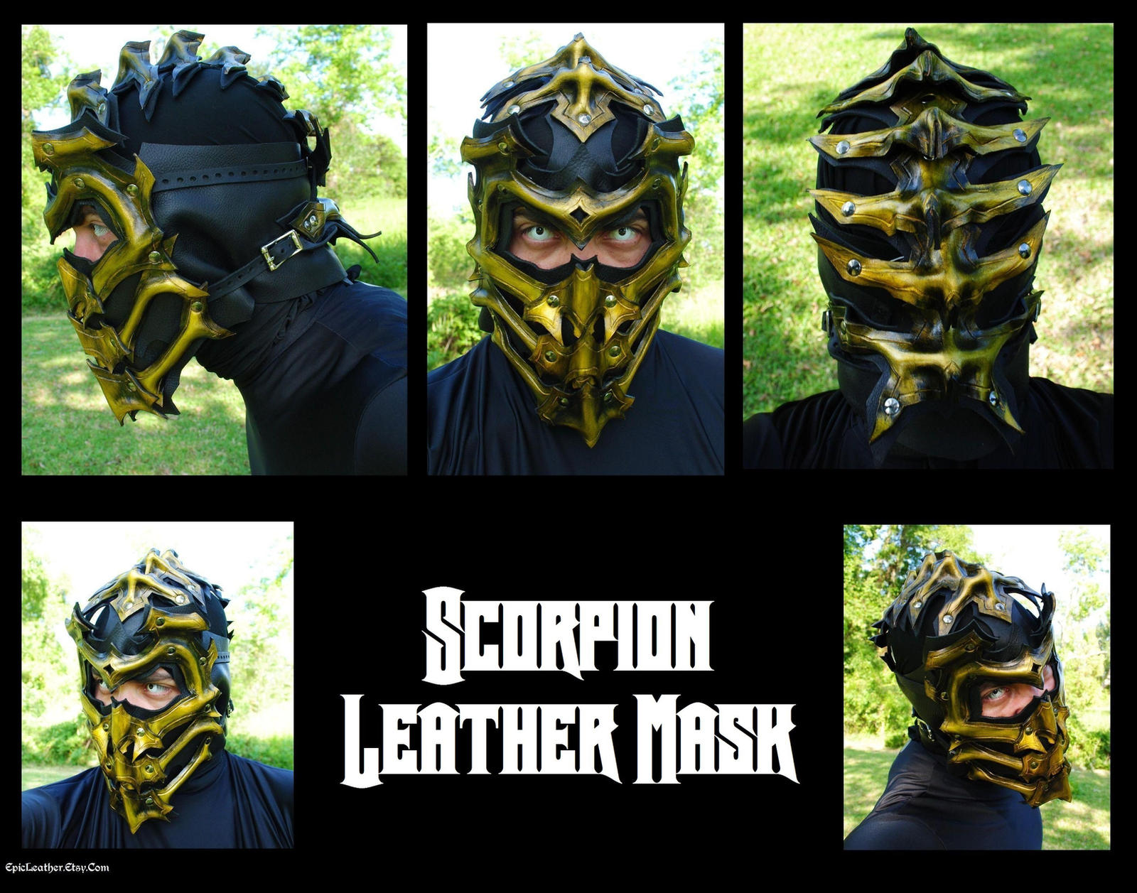 MK Scorpion Leather Mask by Epic-Leather on DeviantArt