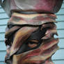 Leather Cursed Nurse Mask: Close Up