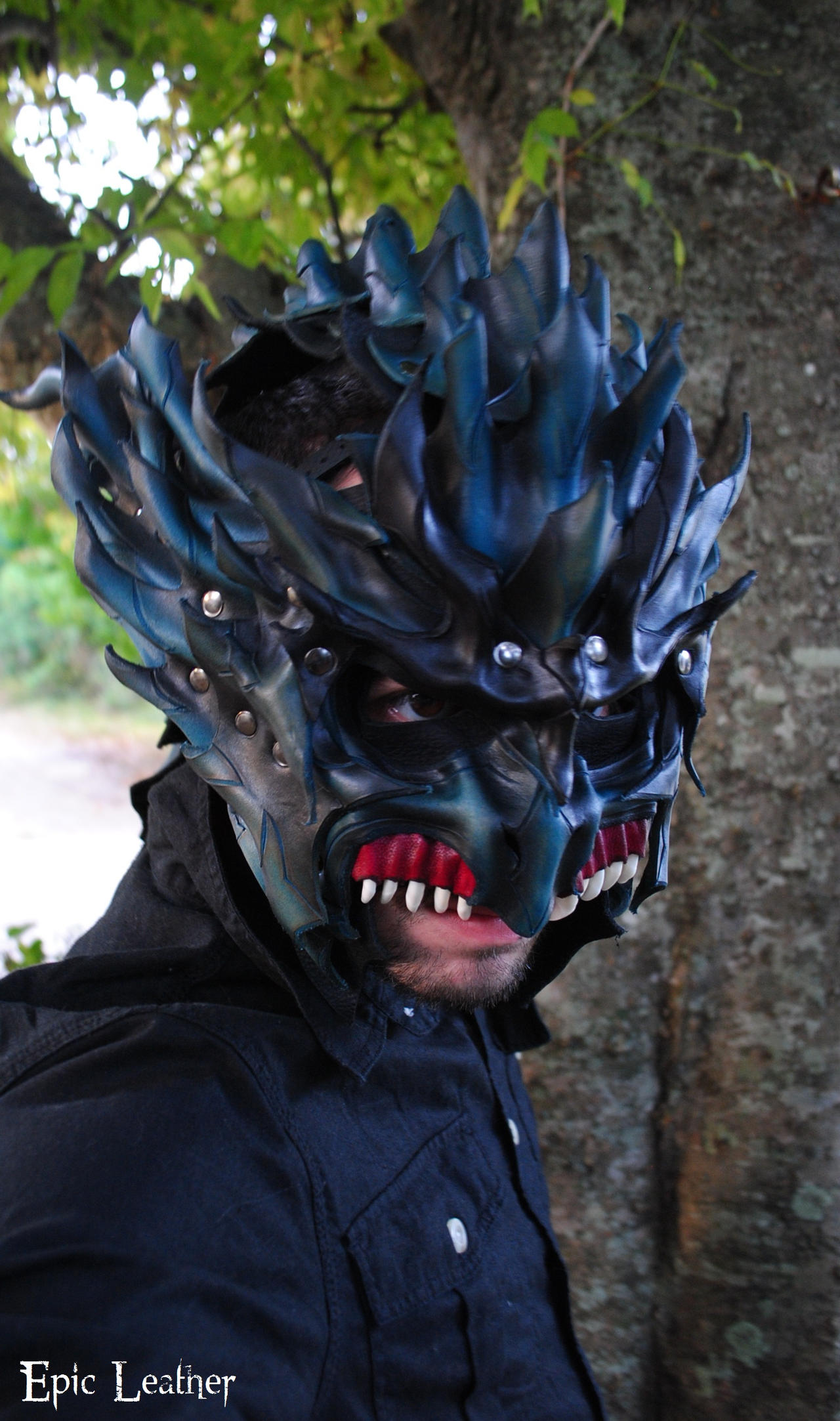 Leather Leviathan Mask