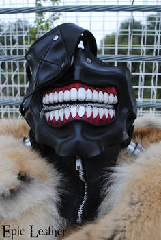 Tokyo Ghoul Ken Kaneki's Eyepatch Leather Mask by Epic-Leather