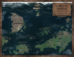 Corum's World from Moorcock's 'The Swords Trilogy'