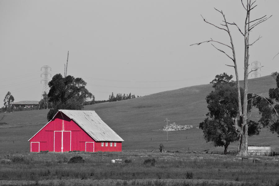 Pink Barn by surge2k on DeviantArt