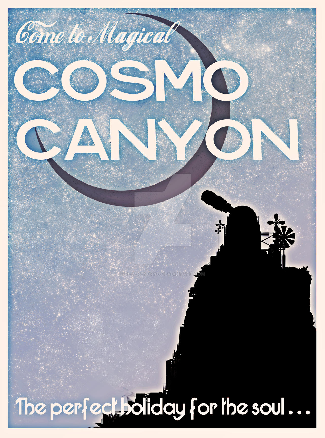 Final Fantasy VII - Cosmo Canyon Tourism Poster