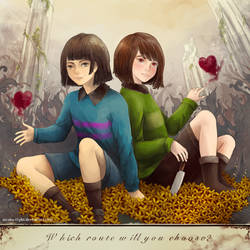 Undertale: Two Paths (Undertale fan art)