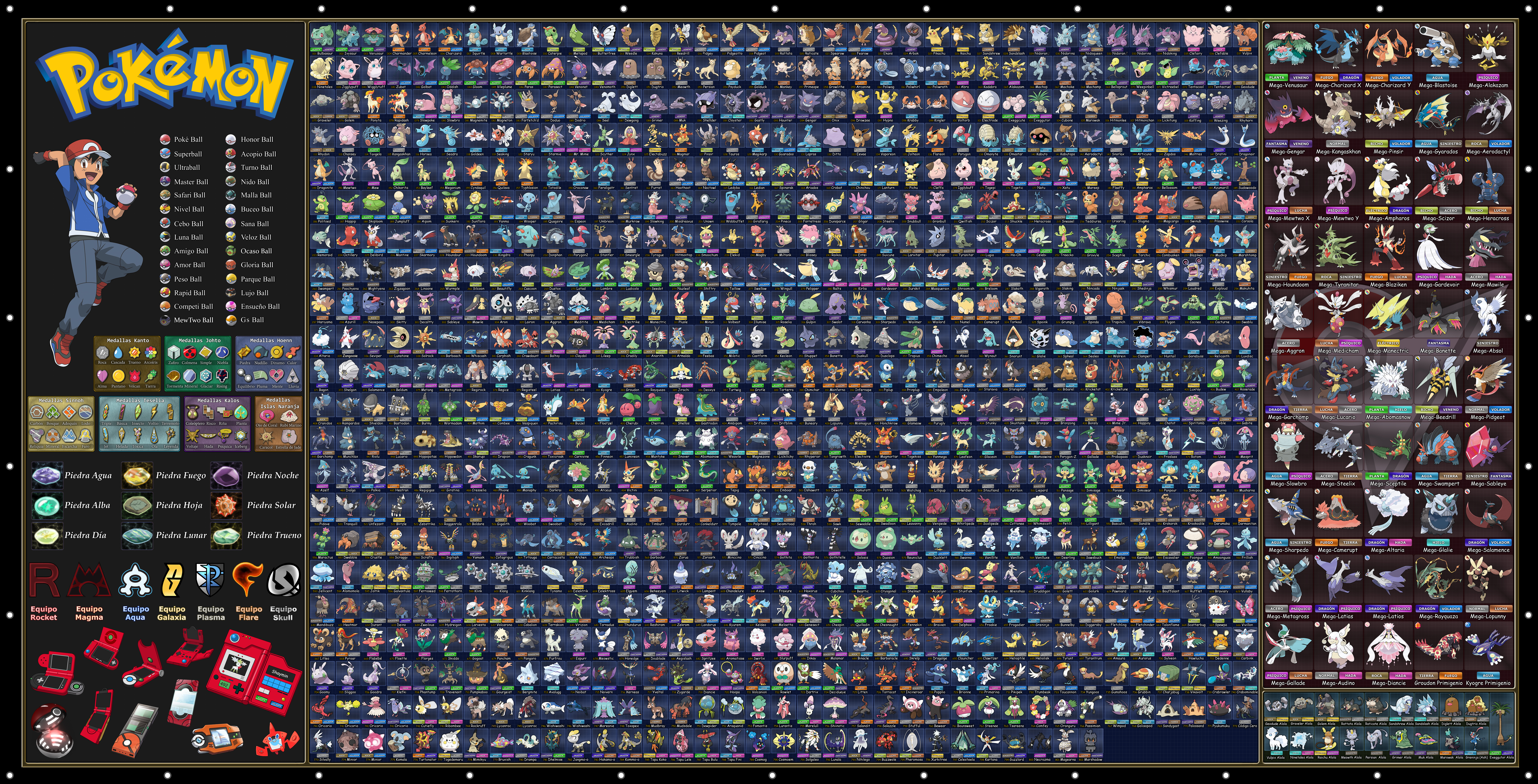 All Pokemon Gen 1 7 By Juanchillox On Deviantart All Pokemon Gen 1 7 By Juanchillox On Deviantart