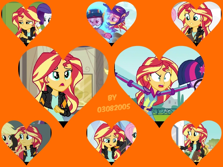 Sunset Shimmer Collage