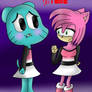 Gumball and Amy