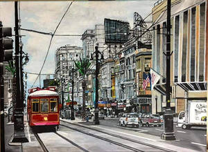 Trolley at Canal Street