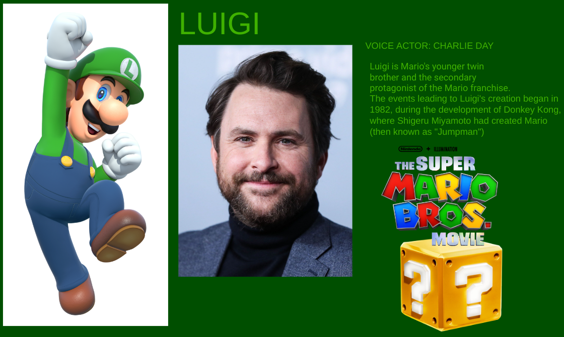 Luigi (The Super Mario Bros. Movie), MarioWiki